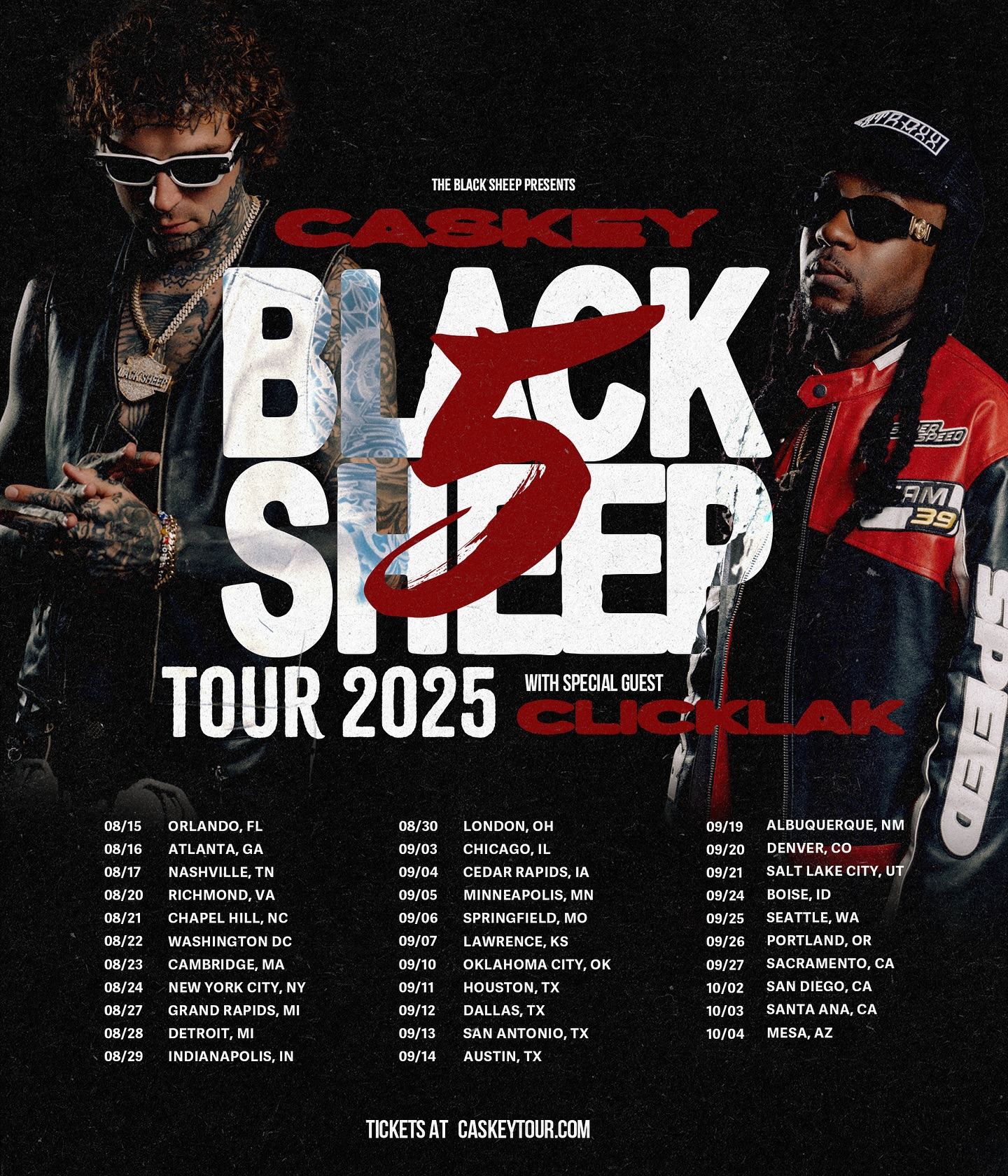 ClicKlak Black Sheep 5 Tour Poster